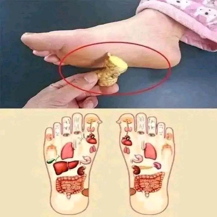 Put 1 ginger on your feet and stop spending money at the pharmacy (Did you know that?)