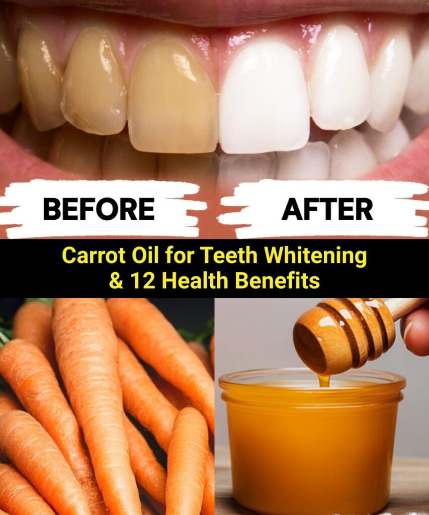 The Quickest Way to Make Carrot Oil for Teeth Whitening and 12 Other Health Benefits
