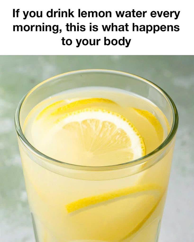 If you drink lemon water every morning, this is what happens to your body