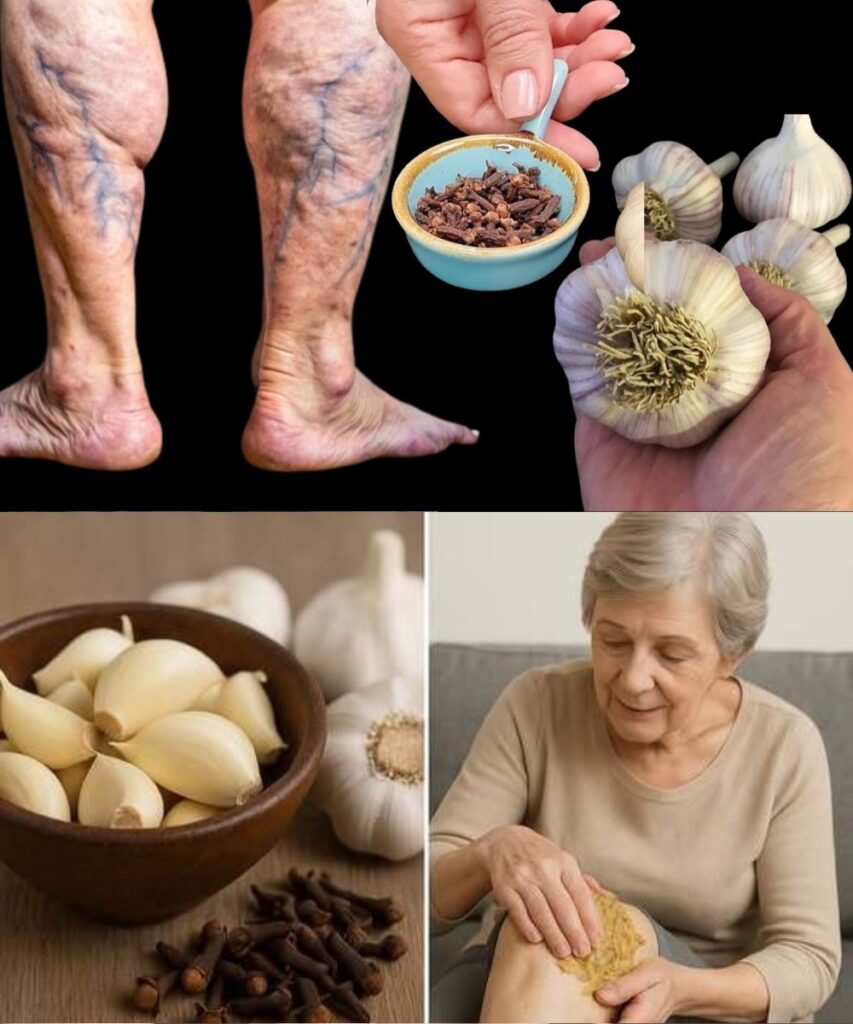 Leg Pain, Rheumatism, Varicose Veins, Arthritis? Try This Natural Remedy with Cloves & Garlic!