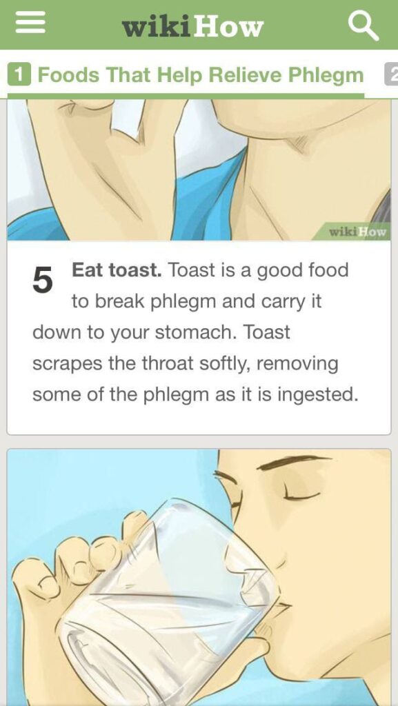 Warm toast recipe to get rid of phlegm Toast & Warm Water: Your Natural Remedy for Phlegm Relief! Feeling uncomfortable with a scratchy throat or stubborn phlegm? This simple, two-ingredient remedy is here to help! Toast works wonders by gently scraping away excess mucus, while warm water soothes and clears your throat naturally. It’s quick, easy, and perfect for a little relief. Try it out and let me know how it works for you—your feedback keeps the recipes flowing!  Simple Toast Remedy for Phlegm Relief Toast Preparation: Take a slice of whole-grain or regular bread and toast it until it’s golden brown. The crunchy texture is key to helping break down phlegm. Pair It with Warm Water: Prepare a glass of warm water (not too hot). Warm liquids help soothe the throat and make it easier to clear congestion. Enjoy the toast slowly, allowing its texture to gently scrape your throat, and sip on the warm water afterward to maximize the soothing effect. This simple remedy combines natural textures and warmth to offer relief.