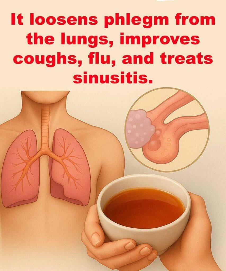 Grandma’s remedy to eliminate phlegm and unclog the airways