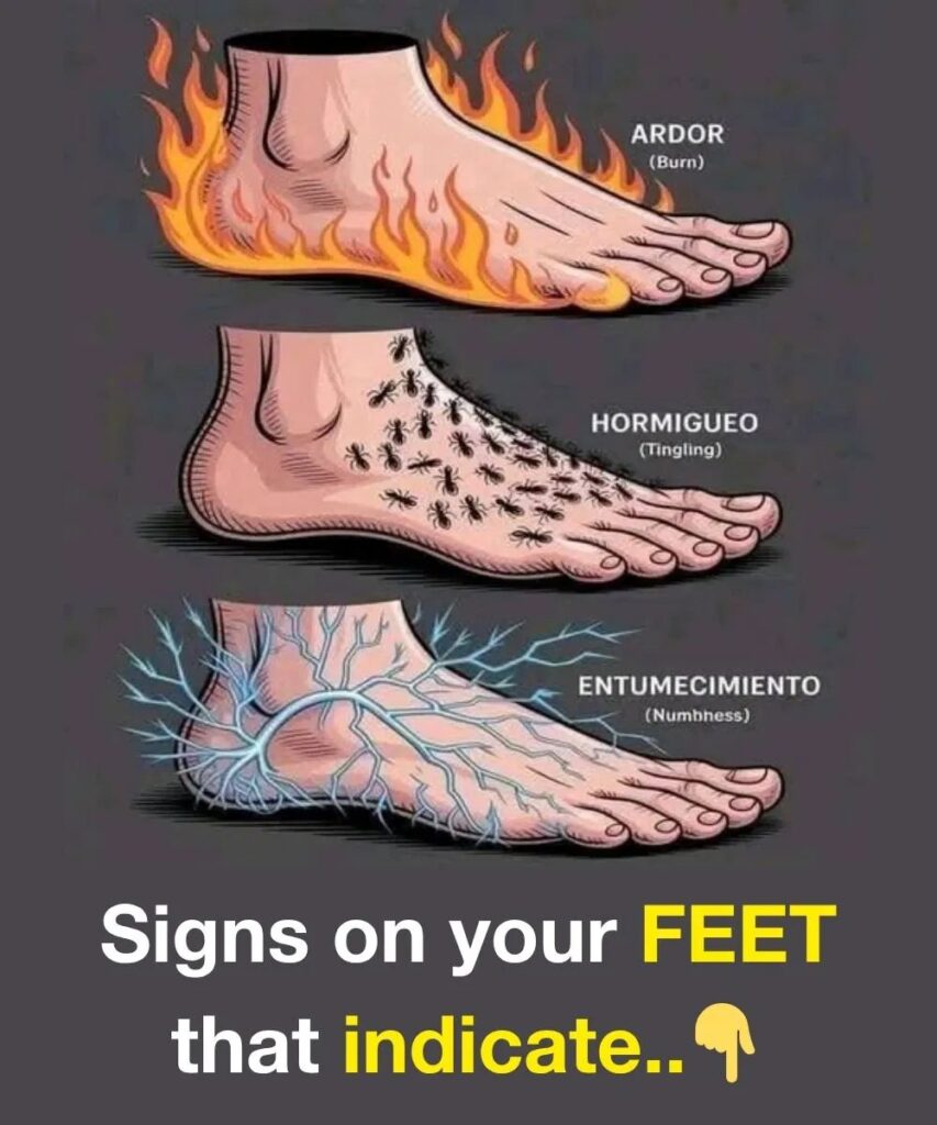 Signs on your FEET that indicate…