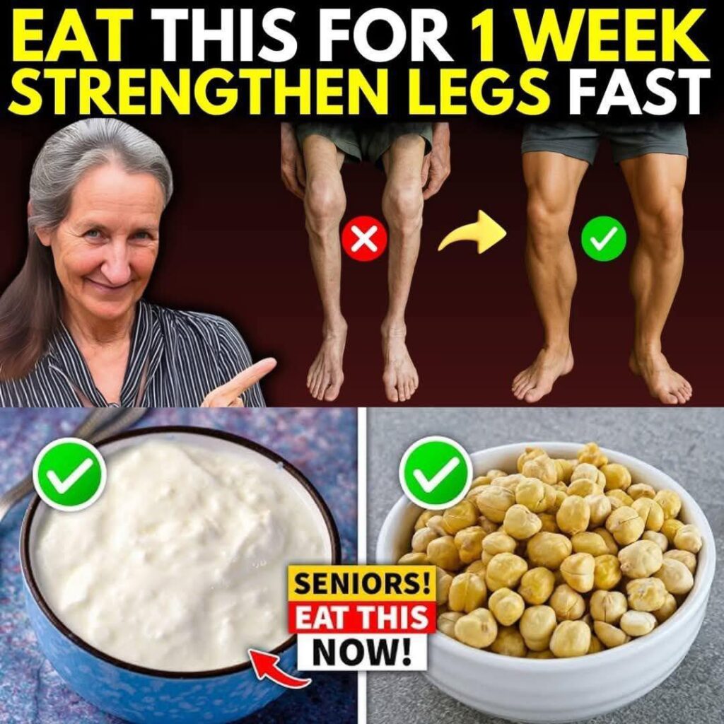 Shocking Reveal: SENIOR, EAT This Food to STRENGTHEN Your Legs After 60 | (Top 15 Foods)