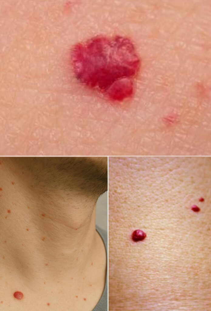 Why do red moles appear on the skin? Here’s what science says