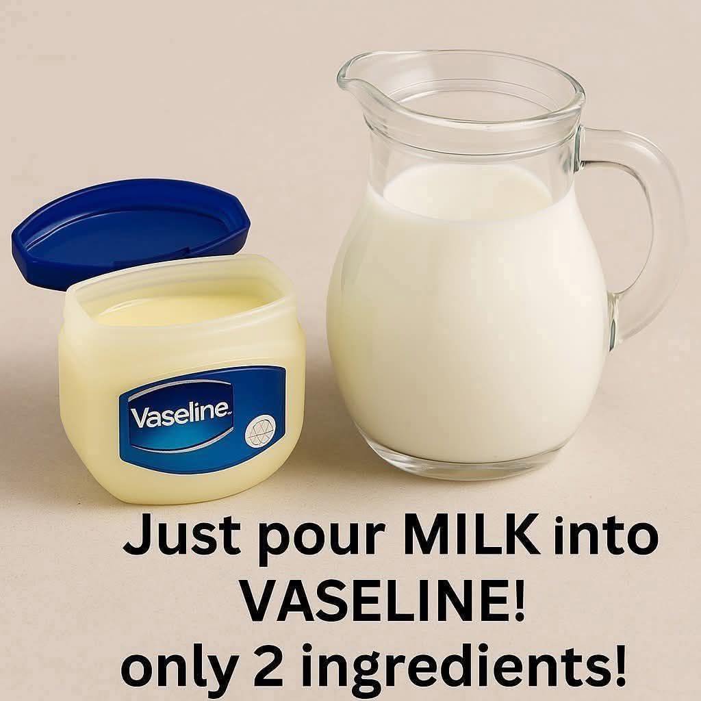 DIY Skin Remedy: Milk and Vaseline Cream