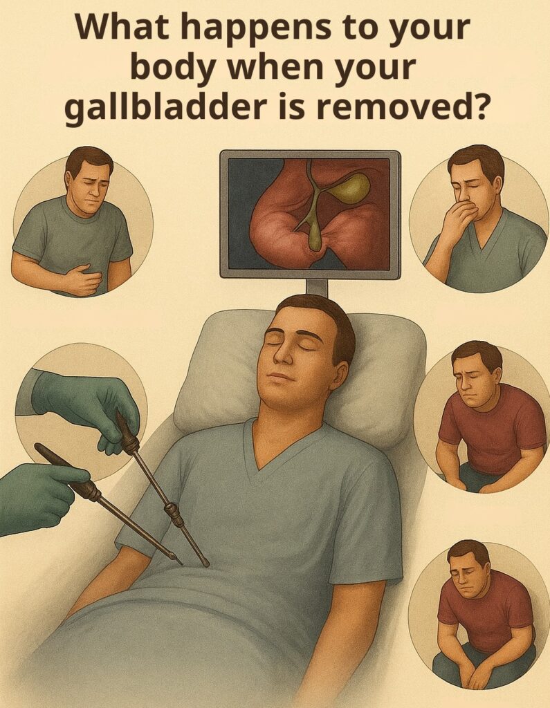 What happens to your body when your gallbladder is removed?