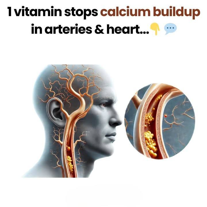 1 Vitamin Stops Calcium Buildup in Arteries and Heart