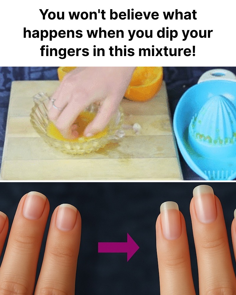 You won’t believe what happens when you dip your fingers in this mixture