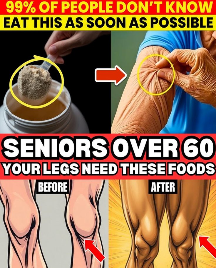 Three Natural Drinks to Support Leg Strength for Seniors