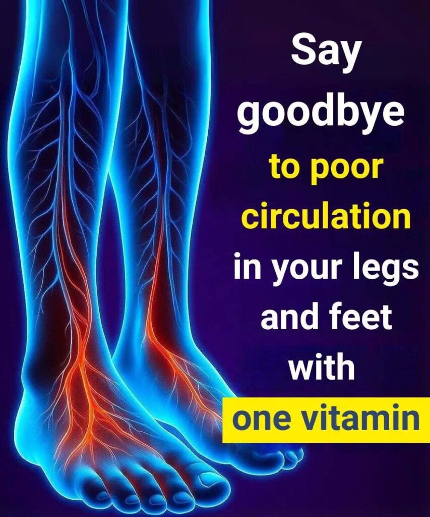 The best vitamin to eliminate poor circulation in legs and feet