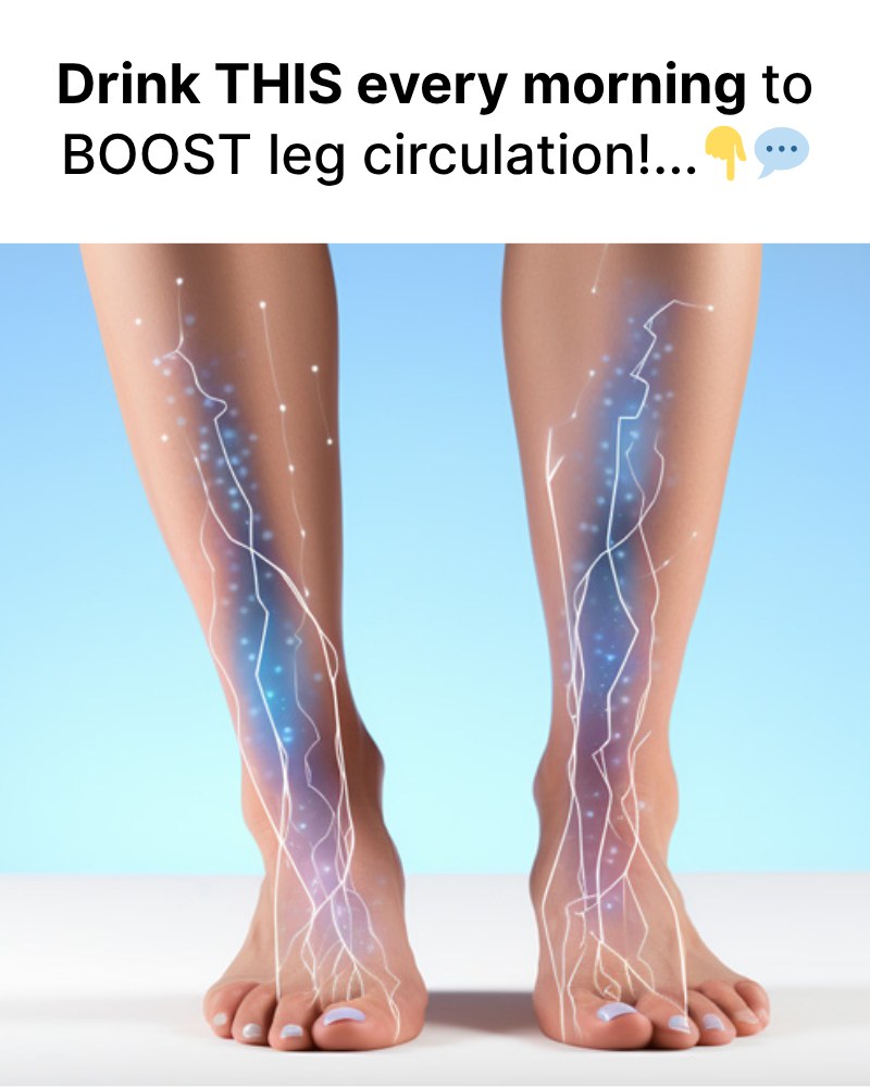 Drink THIS every morning to BOOST leg circulation!