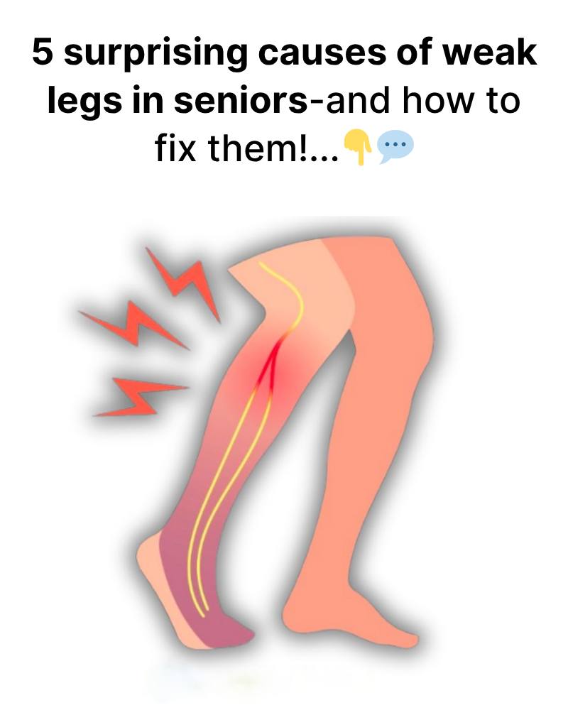 5 surprising causes of weak legs in seniors—and how to fix them!