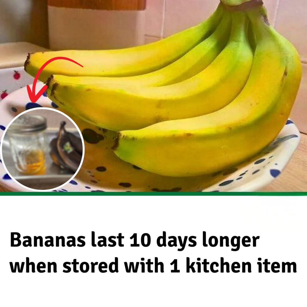 Bananas last 10 days longer when stored with one kitchen item instead of in a fruit bowl
