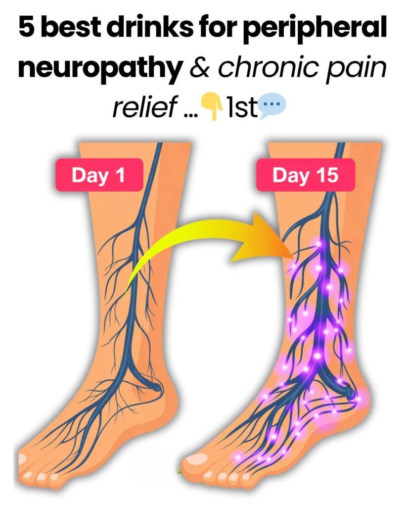 5 best drinks for peripheral neuropathy & chronic pain relief