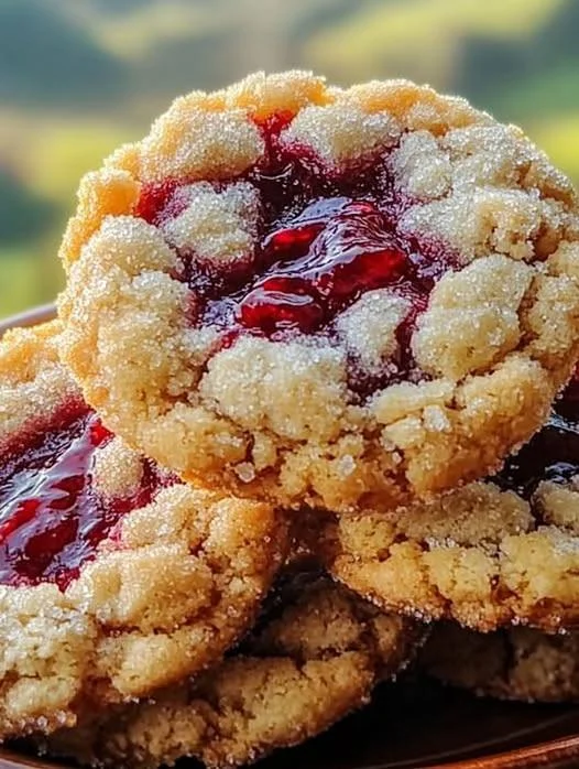  Raspberry Jam Muffin Tin Cookies