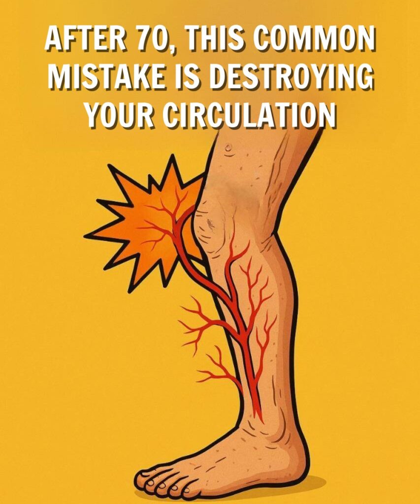 After 70, this common mistake is ruining your circulation