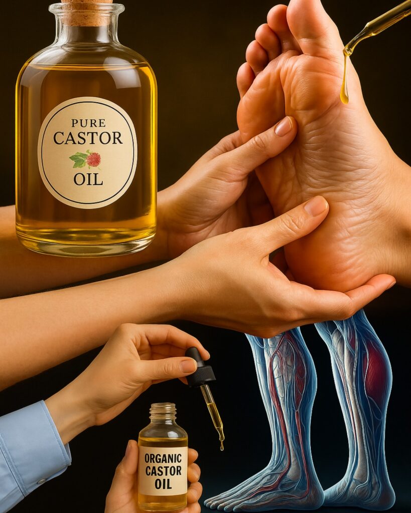 Put Castor Oil on Your Feet Tonight – Here’s What Happens!