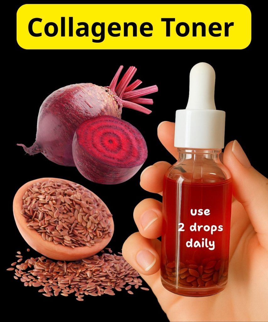 All-Natural Face Toner with Flaxseeds, Beetroot Juice & Rose Water: Your July Glow-Up Secret