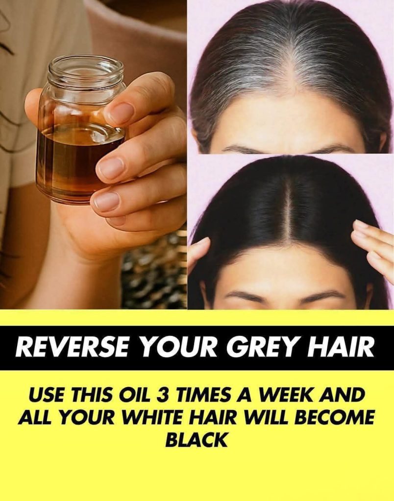 Miracle oil to reverse gray hair naturally