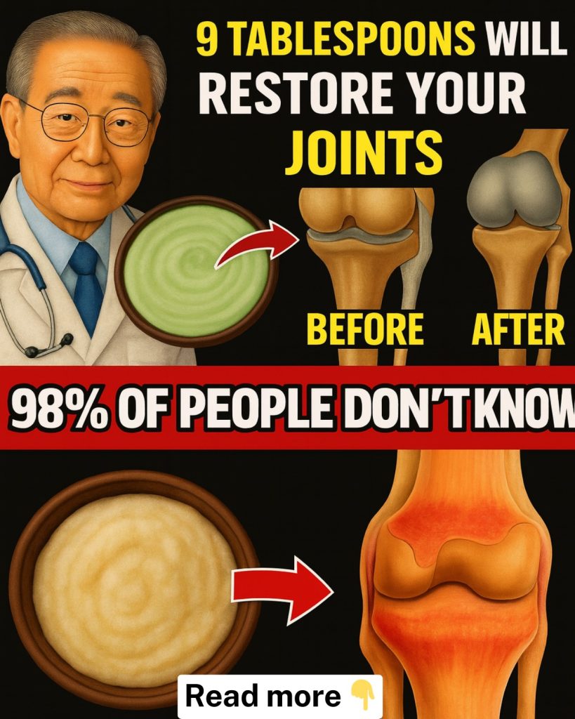 9 Tablespoons a Day for Stronger Bones and Flexible Joints