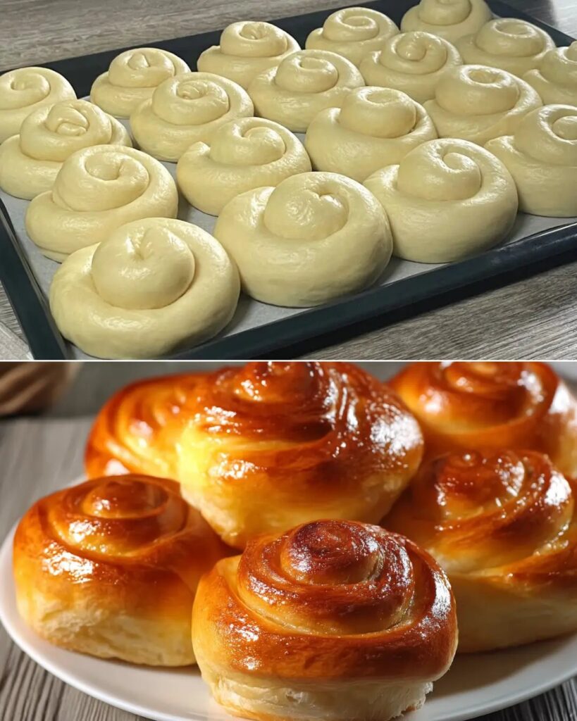 Fluffy Christmas Cottage Cheese Sweet Rolls