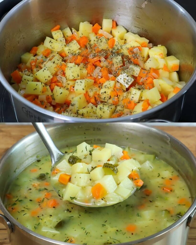 Creamy Cucumber and Herb Soup – Light, Refreshing, and Comforting