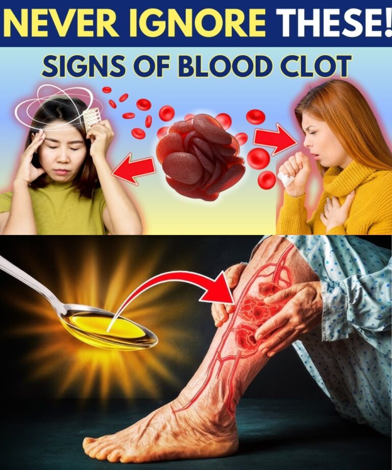 🚨 8 Early Warning Signs of Blood Clots You Should Never Ignore