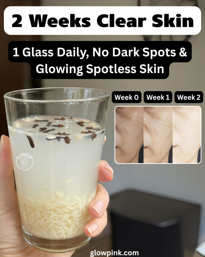 Rice Ginger Clove Detox Drink for Glowing, Flawless Skin