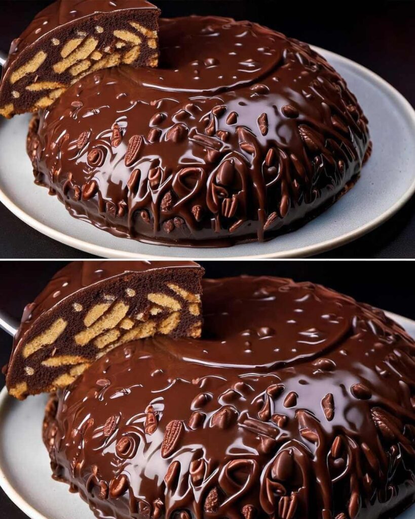 No-Bake Chocolate Cookie Cake
