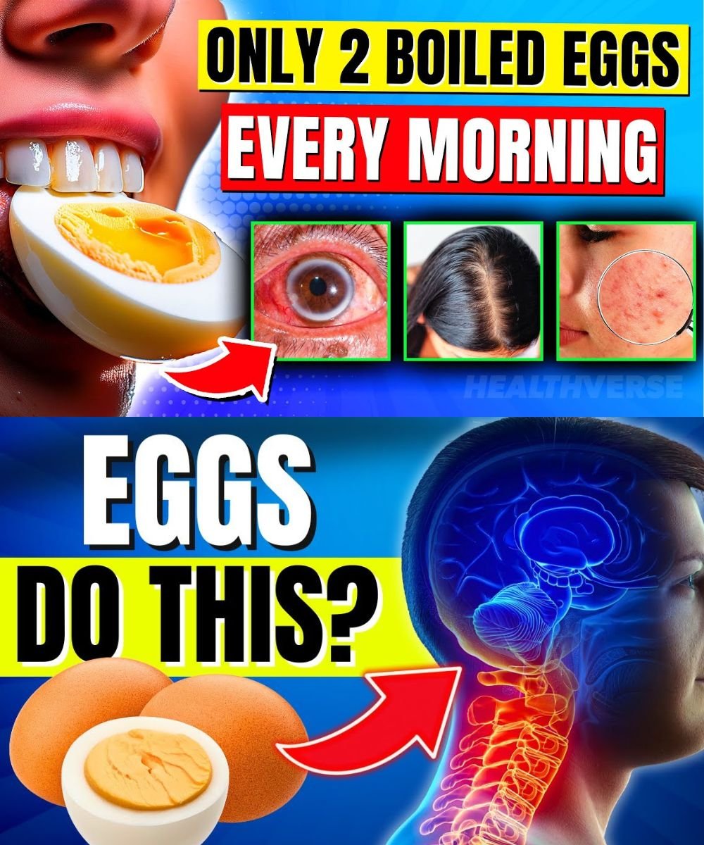 Just 2 Boiled Eggs EVERY Morning Can Do These 10 Things for Your Body!