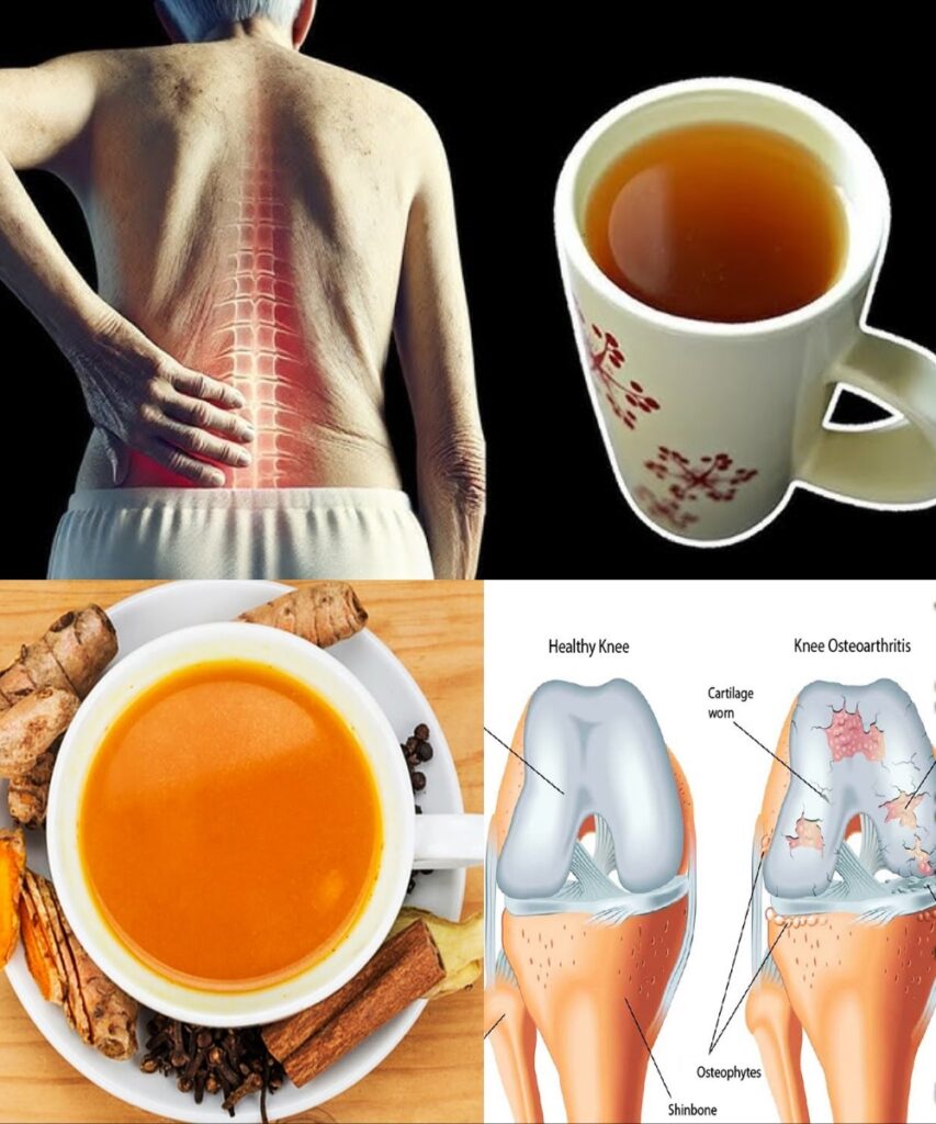 🌿 A Comforting Herbal Tea for Knee, Hip & Joint Stiffness — Straight from Your Kitchen