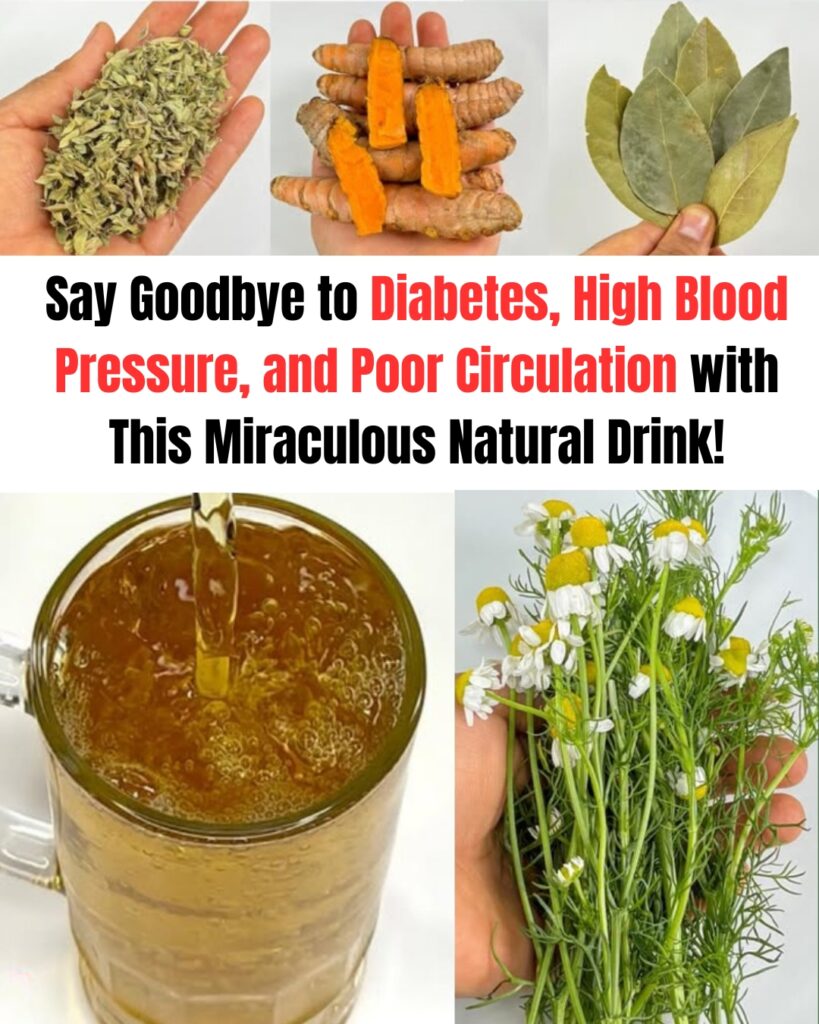 🌿 Natural Drink That Fights Diabetes, High Blood Pressure & Poor Circulation