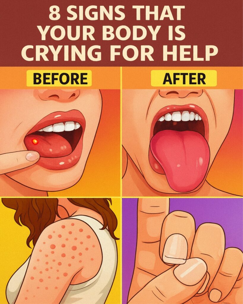 8 Signs That Your Body Is Crying for Help