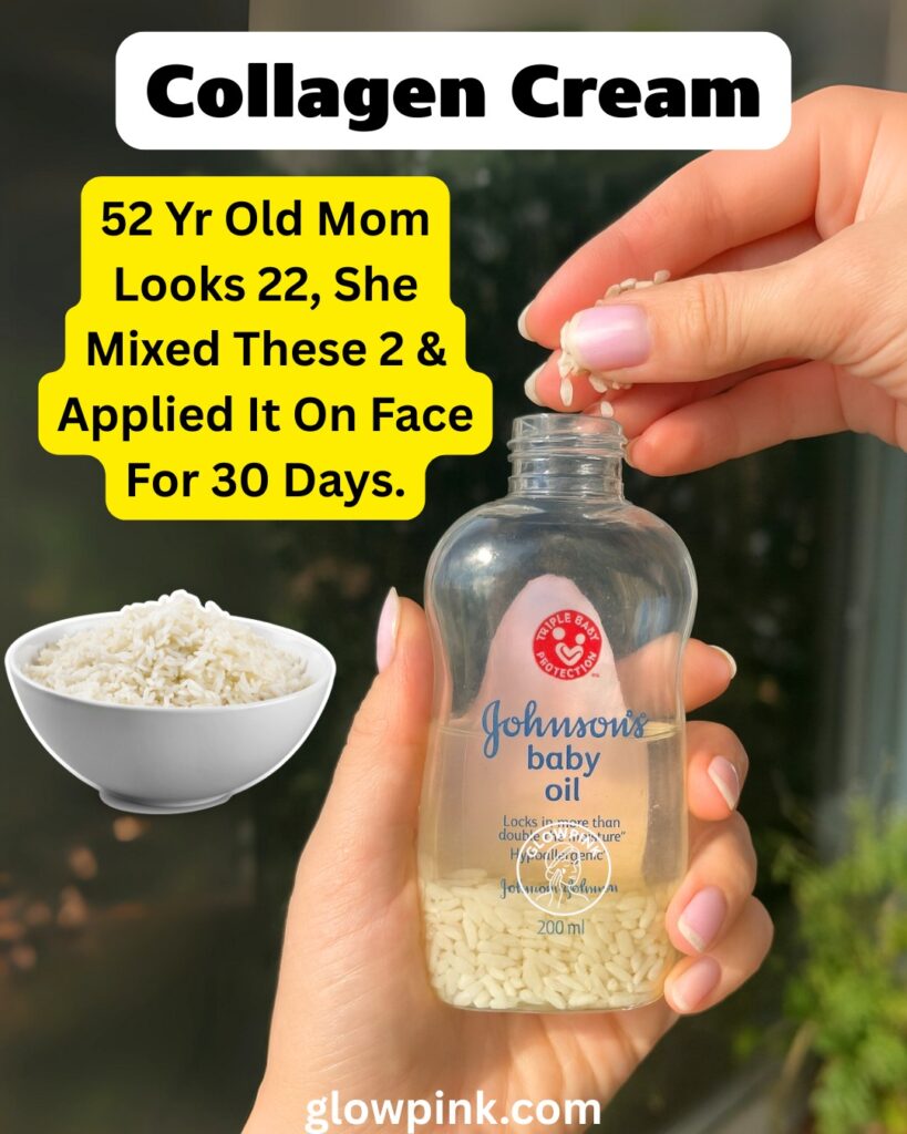 Rice Baby Oil Collagen Cream For Wrinkle Free Glowing Skin