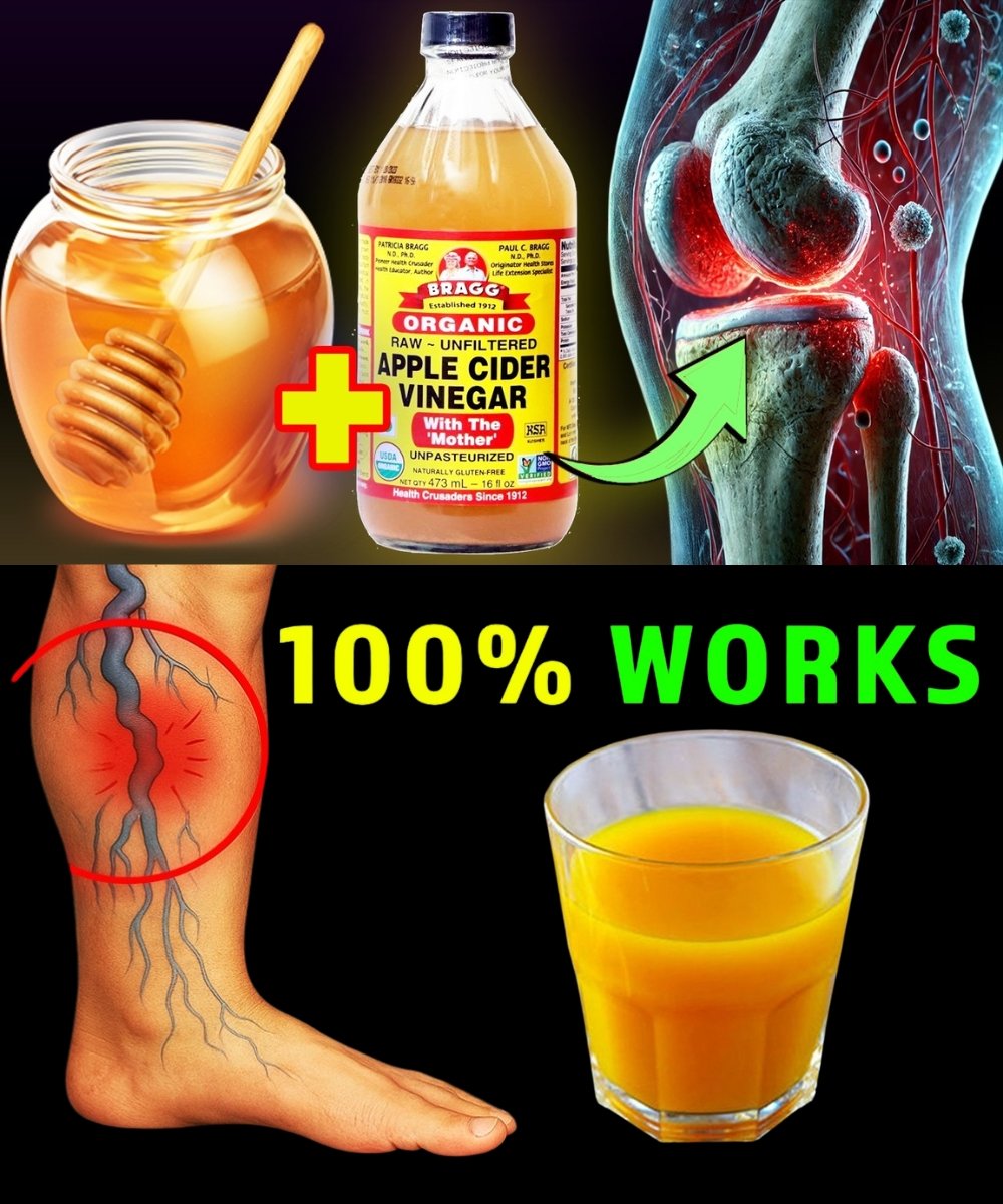 The Powerful Remedy of Apple Cider Vinegar and Honey: Natural Support for Joints, Varicose Veins, and Circulation