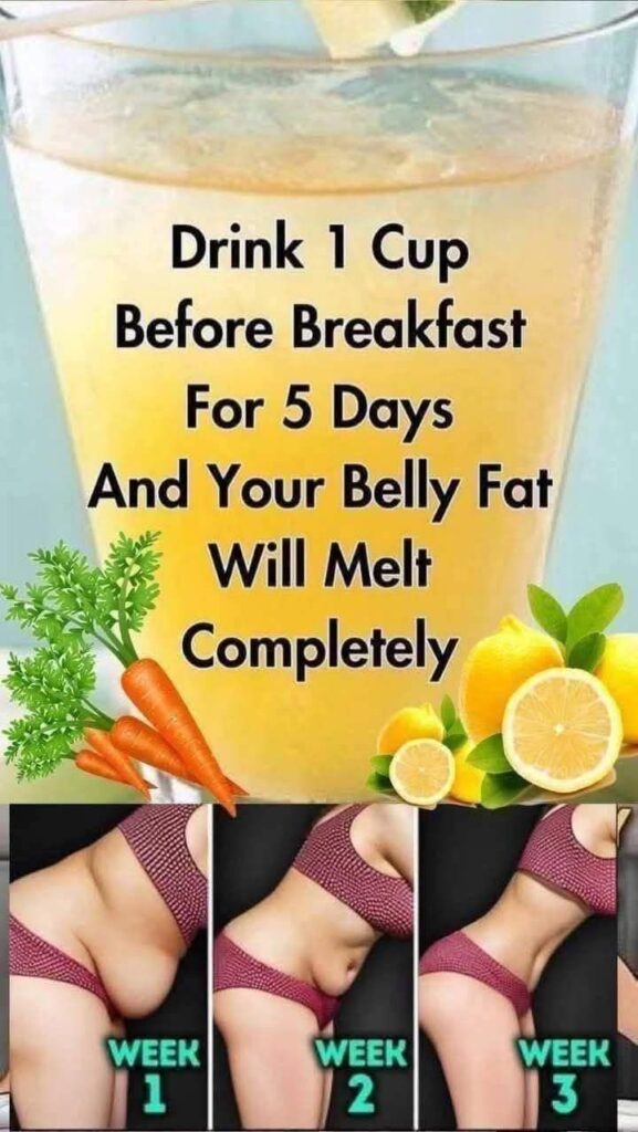 5-Day Morning Drink to Burn Belly Fat and Cleanse the Body”