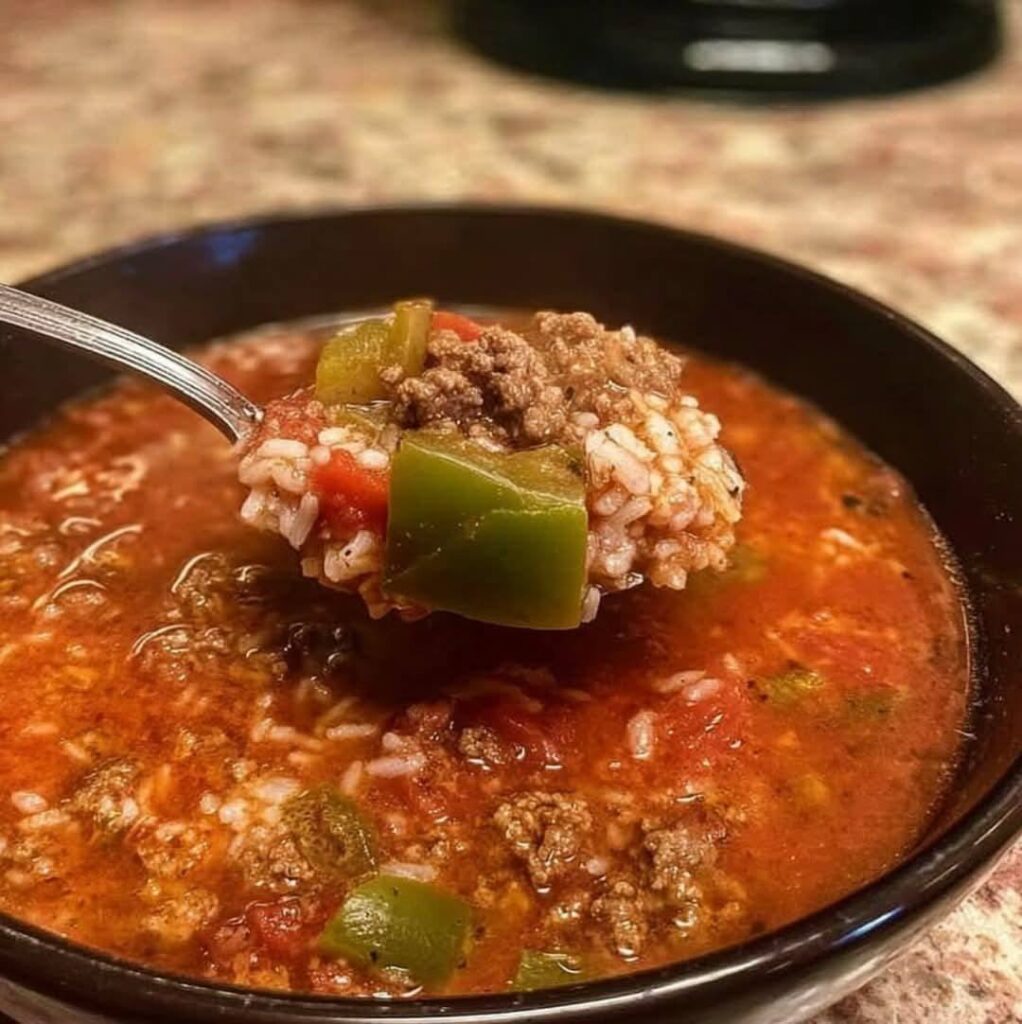 Stuffed Pepper Soup Is a Full Meal in a Bowl, Don't Lose this Recipe