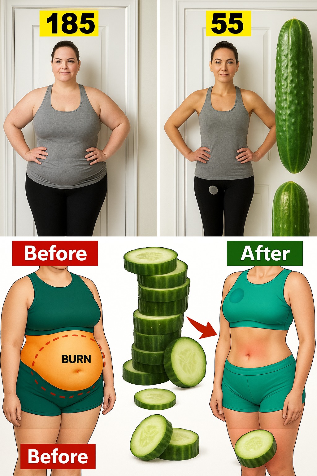  How to Lose Weight with Cucumber! Simple & Quick Morning Recipe