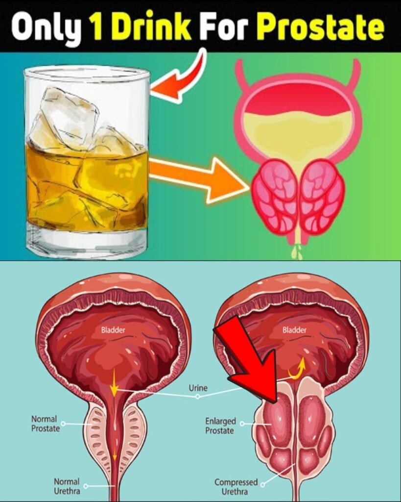 Just One Drink to Help Ease Your Enlarged Prostate Symptoms