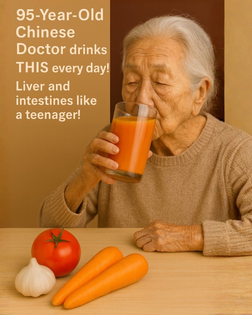 🥕 The Secret of a 95-Year-Old Chinese Doctor: The Natural Juice That Keeps His Liver and Intestines Young