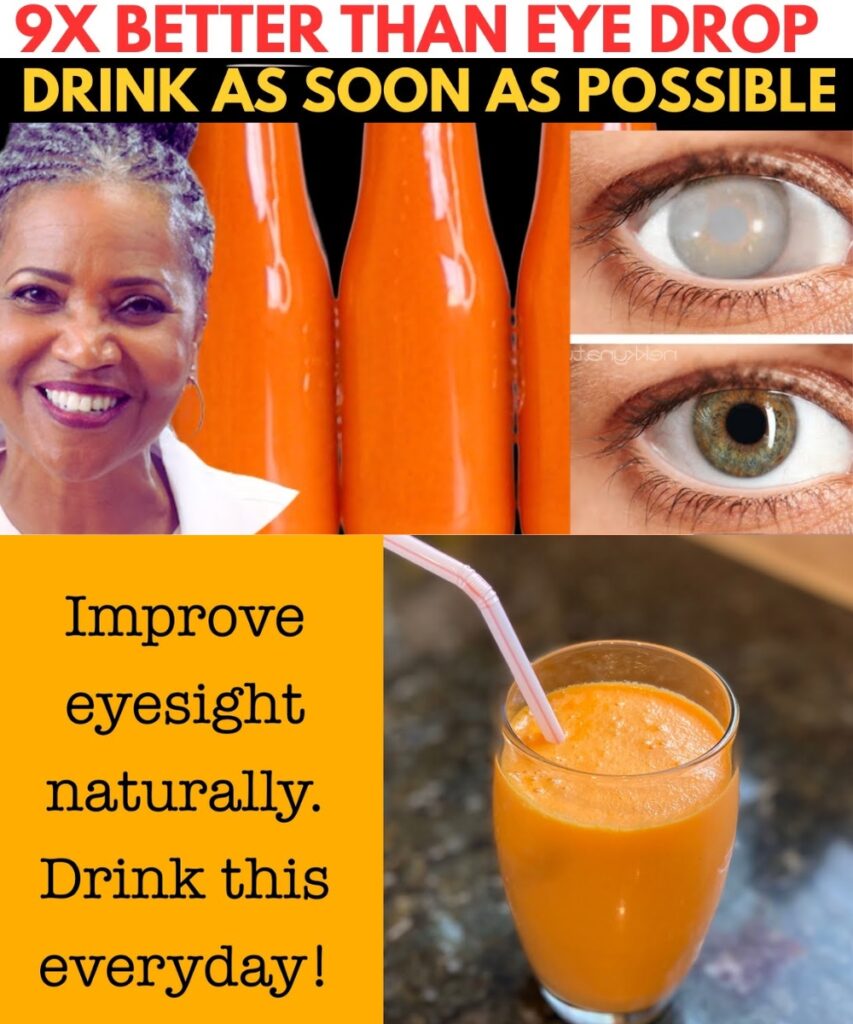Drink for Strong Eyesight – 9X Better Than Eye Drops – 1 Glass a Day Changes Everything