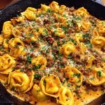  Creamy Cajun Beef Tortellini Stroganoff Skillet