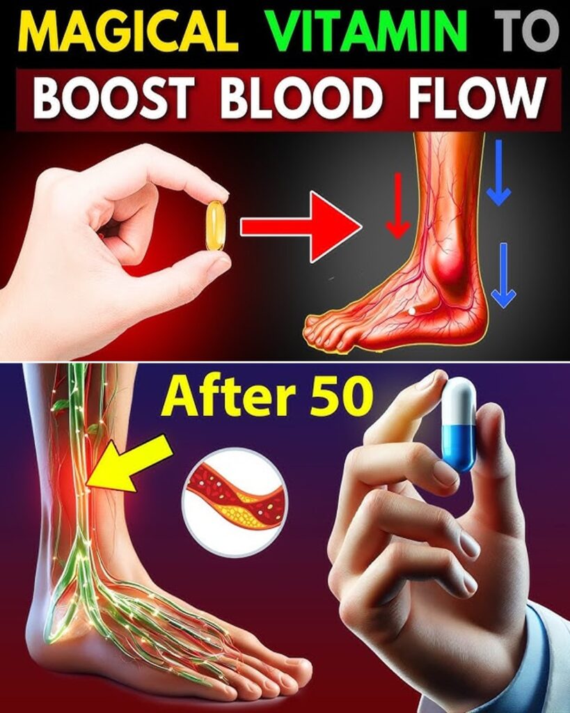 The Best Vitamin to Improve Blood Circulation in Your Legs and Feet After Age 50