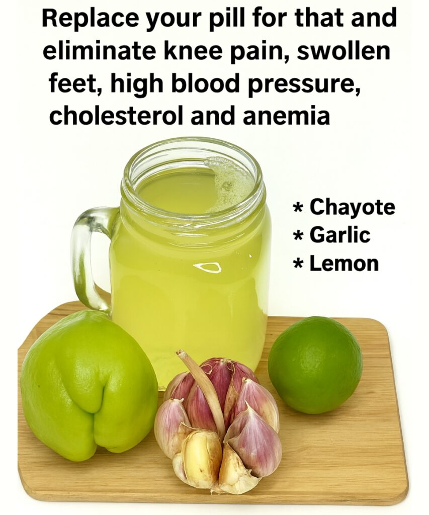 🥒 The Anti-Inflammatory Tonic: Chayote, Garlic & Lemon (Circulatory Support)