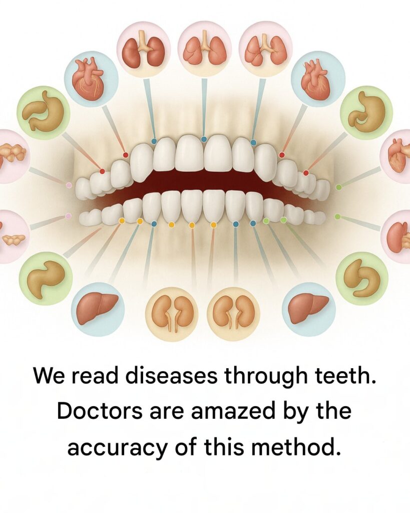 Each tooth is connected to an organ in the body: pain in any of them can predict future problems.
