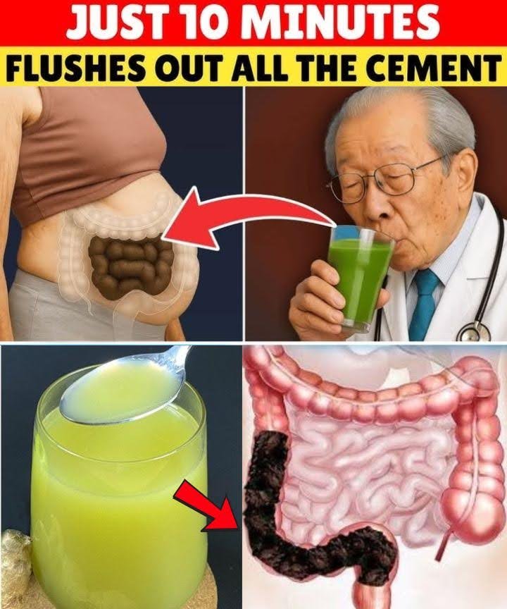  Japan’s Oldest Doctor Reveals: Drink Just 1 Glass and CLEANSE Your Entire Colon in 10 Minutes!