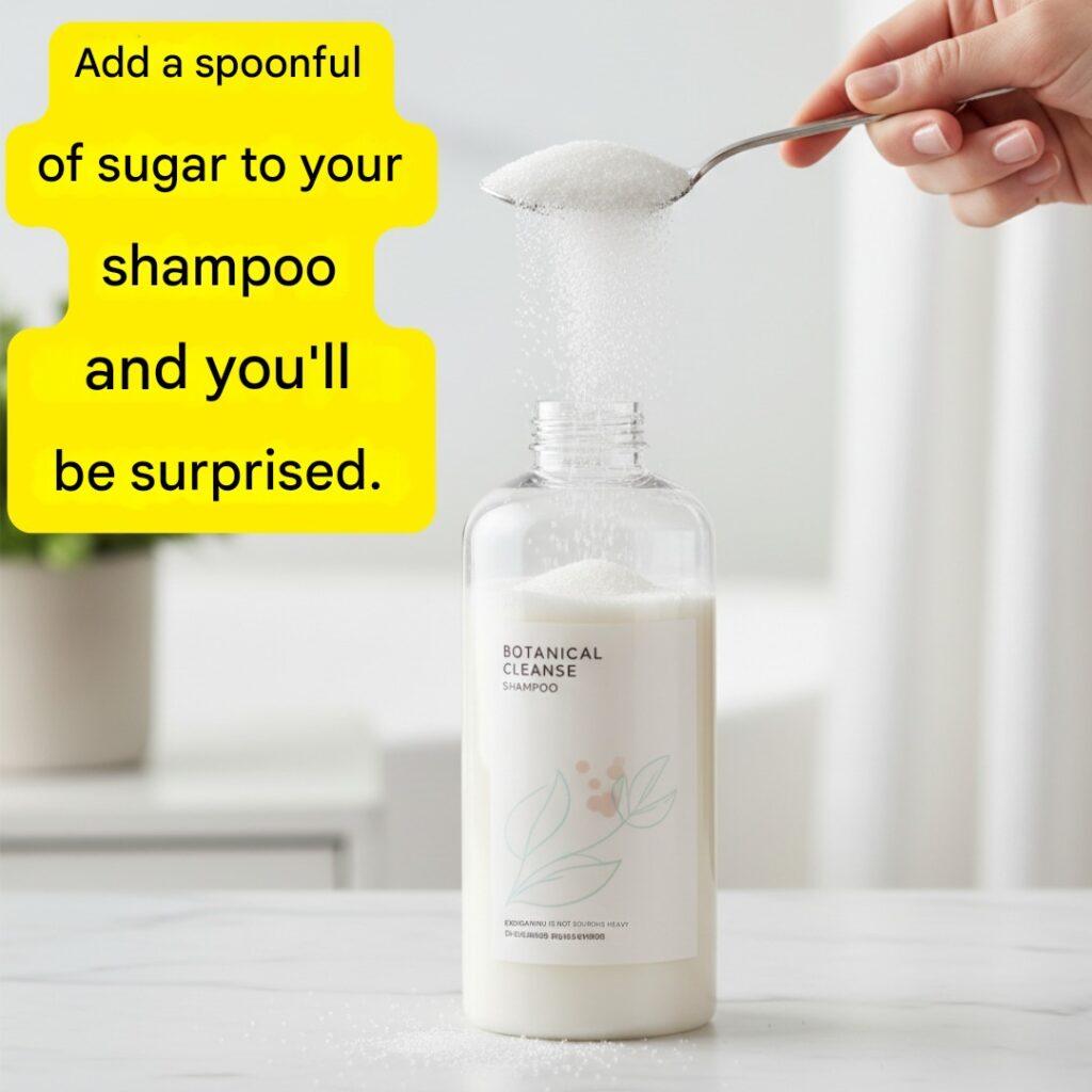 What is the sugar in shampoo for?