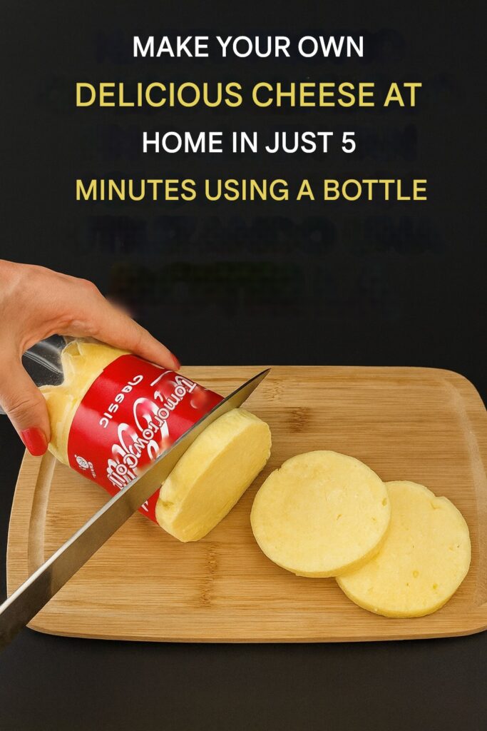 Amazing! Make Your Own Delicious Cheese at Home in Just 5 Minutes Using a Bottle