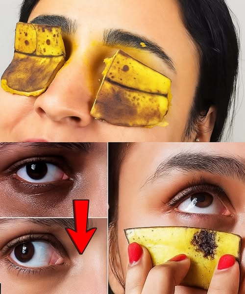 I Tried Banana Peel Under My Eyes for 7 Days — Here’s What Happened 🍌🌿
